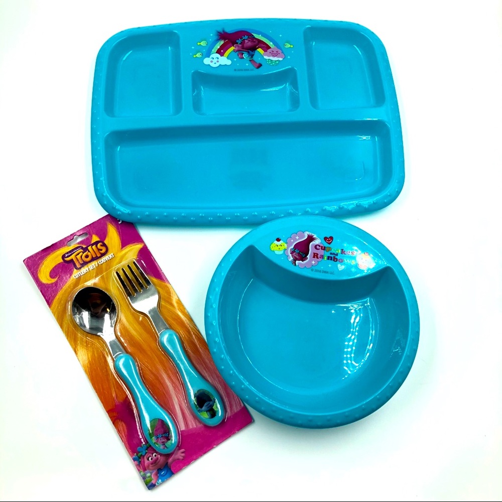 Trolls Movie Kids Dinnerware Set